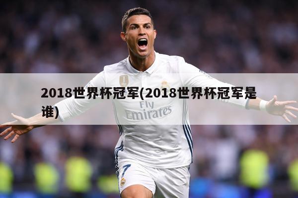 2018世界杯冠军(2018世界杯冠军是谁)
